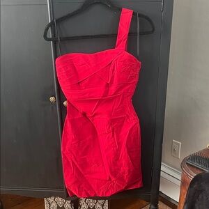 Ruby Rox Vibrant One-Shoulder Dress